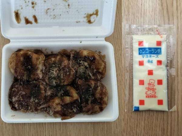 ディオのたこ焼きとマヨネーズ